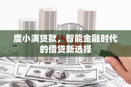 荔浦度小满贷款，智能金融时代的借贷新选择