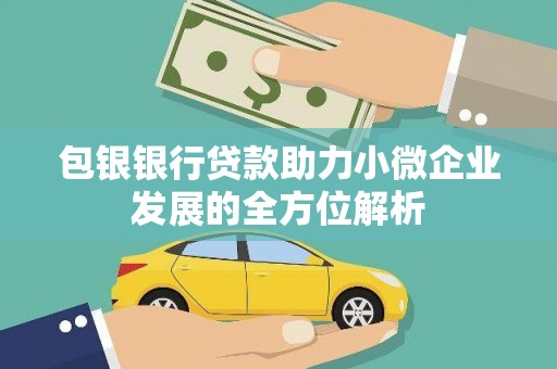 荔浦包银银行贷款助力小微企业发展的全方位解析