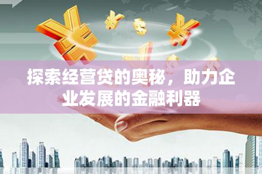 荔浦探索经营贷的奥秘，助力企业发展的金融利器