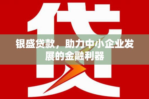 荔浦银盛贷款，助力中小企业发展的金融利器
