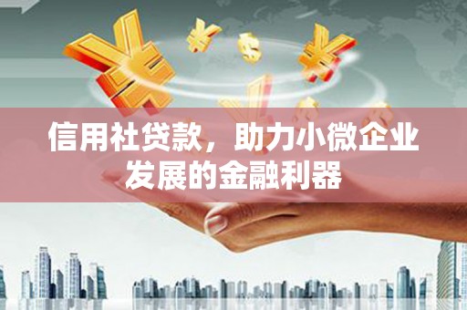 荔浦信用社贷款，助力小微企业发展的金融利器