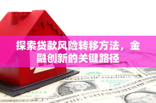 荔浦探索贷款风险转移方法，金融创新的关键路径