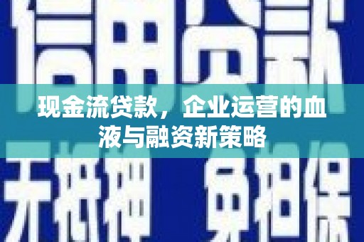 荔浦现金流贷款，企业运营的血液与融资新策略