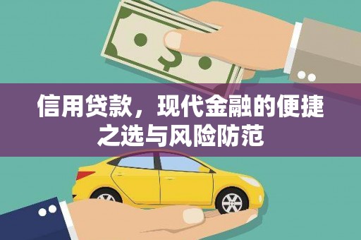 荔浦信用贷款，现代金融的便捷之选与风险防范