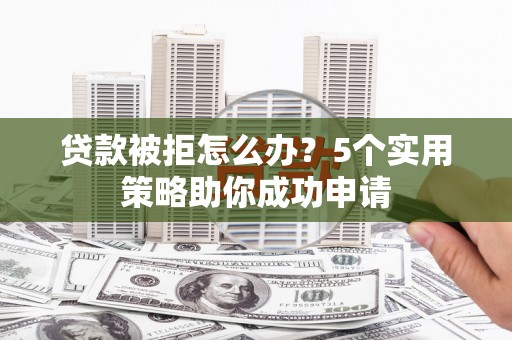 荔浦贷款被拒怎么办？5个实用策略助你成功申请