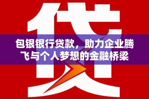 荔浦包银银行贷款，助力企业腾飞与个人梦想的金融桥梁