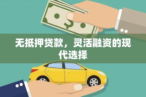 荔浦无抵押贷款，灵活融资的现代选择