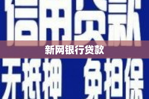 荔浦新网银行贷款