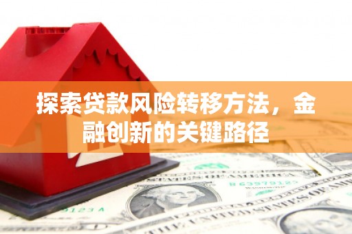 荔浦探索贷款风险转移方法，金融创新的关键路径