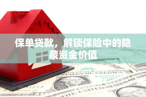 荔浦保单贷款，解锁保险中的隐藏资金价值