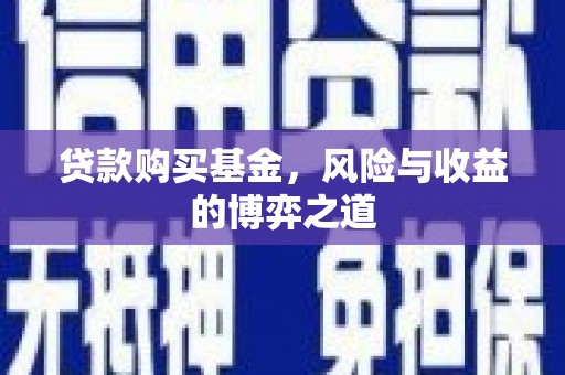 荔浦贷款购买基金，风险与收益的博弈之道