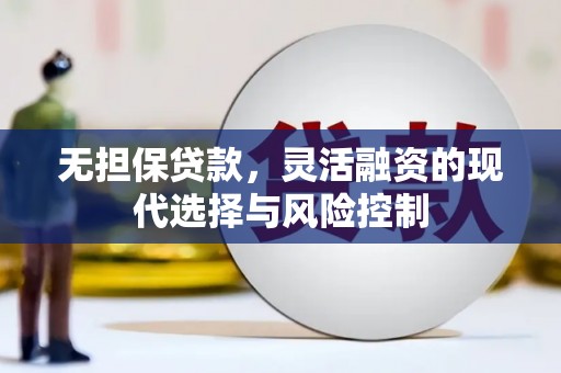 荔浦无担保贷款，灵活融资的现代选择与风险控制