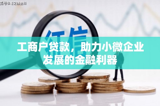 荔浦工商户贷款，助力小微企业发展的金融利器