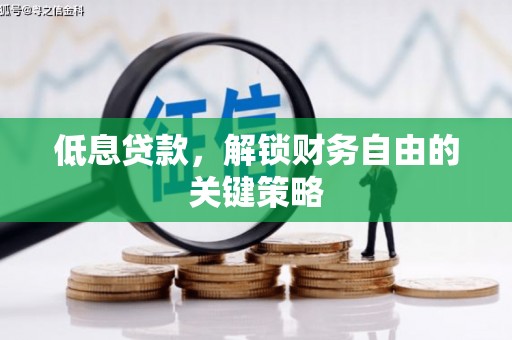 荔浦低息贷款，解锁财务自由的关键策略