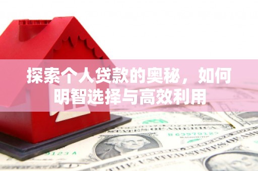 荔浦探索个人贷款的奥秘，如何明智选择与高效利用