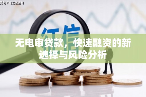 荔浦无电审贷款，快速融资的新选择与风险分析