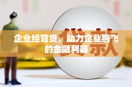 荔浦企业经营贷，助力企业腾飞的金融利器