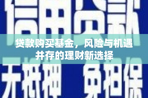 荔浦贷款购买基金，风险与机遇并存的理财新选择