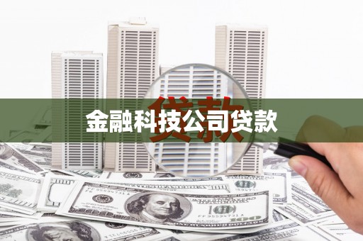 荔浦金融科技公司贷款